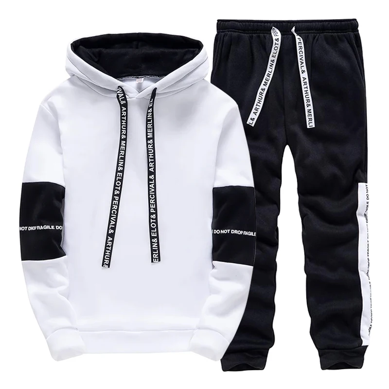 Street Fashion Hoodie - 남성용 트랙수트 캐주얼 후드 스웨트셔츠 야외