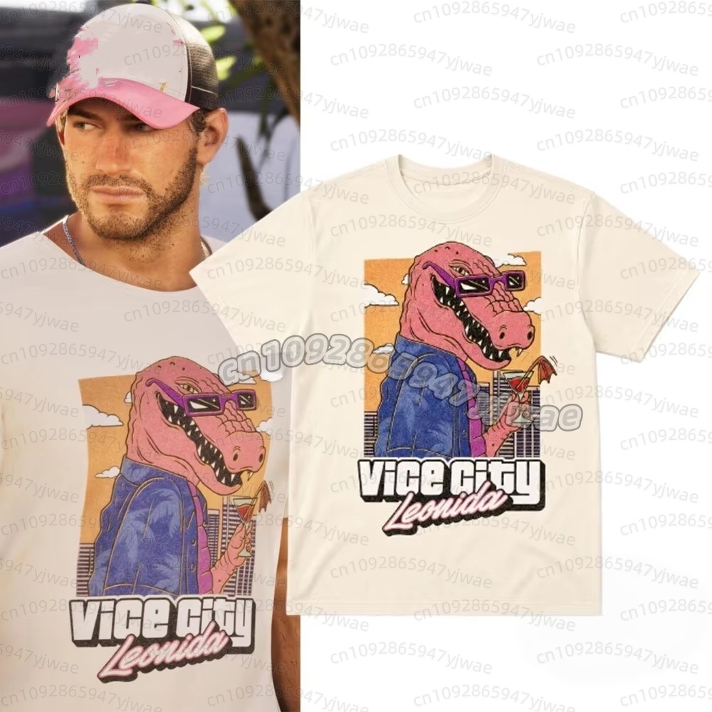 Street Fashion Mood - Jason Vice City Leonida Alligator 프린트