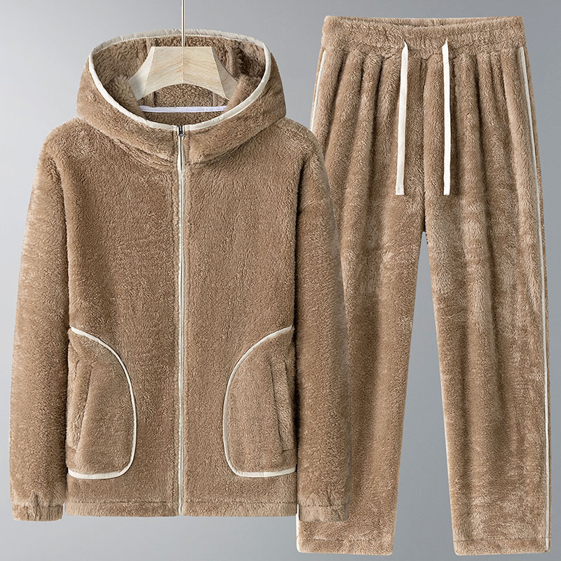 Street Fashion Hoodie - 2026년 겨울 신상 남성 후드 세트,