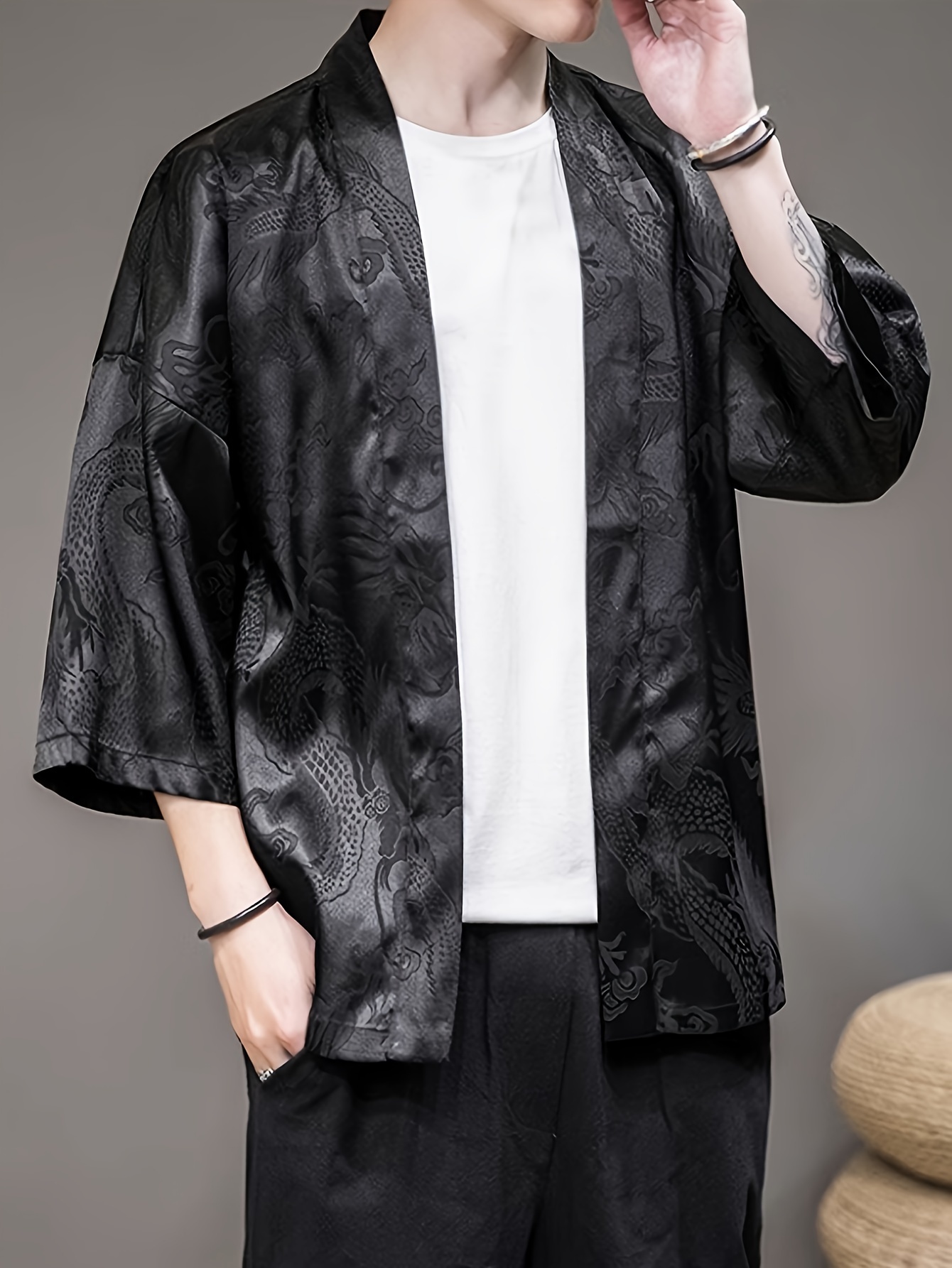 Street Fashion Summer 2026 - 2026년 여름 남성 기모노 3D 프린트