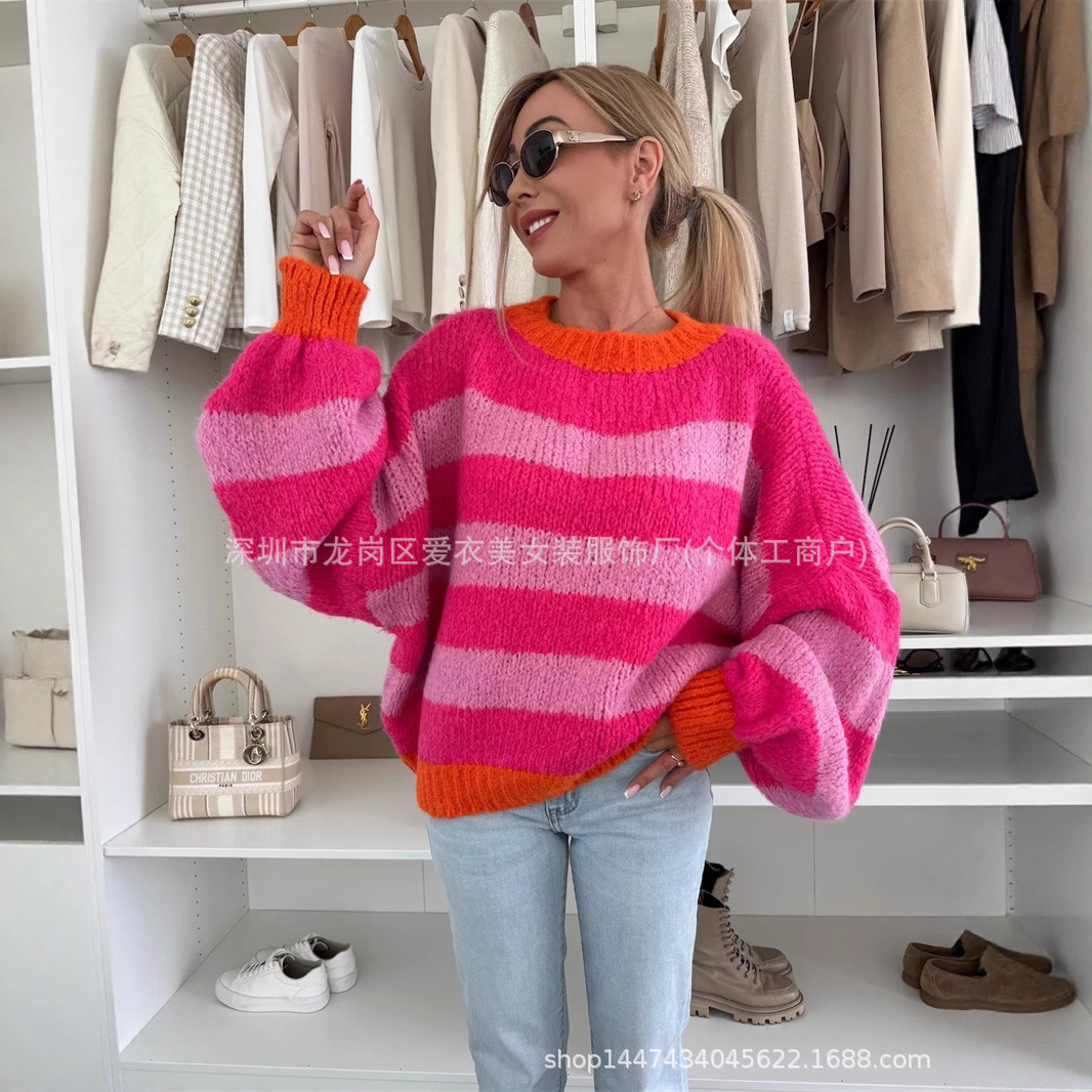 2026 봄 신상 여성 스트라이프 긴팔 배색 상의 화려 - Street Fashion Trends 2026 리뷰 및 가격