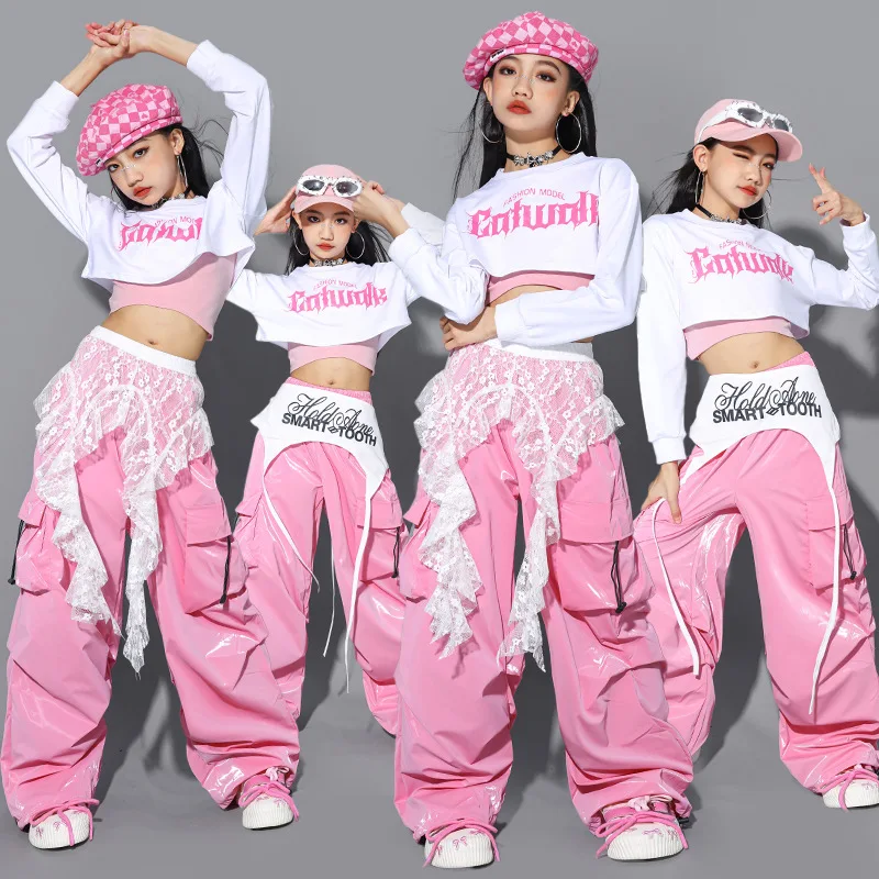 여자를위한 새로운 Kpop 재즈 댄스 의류 패션 힙합  - Street Fashion Kpop 리뷰 및 가격