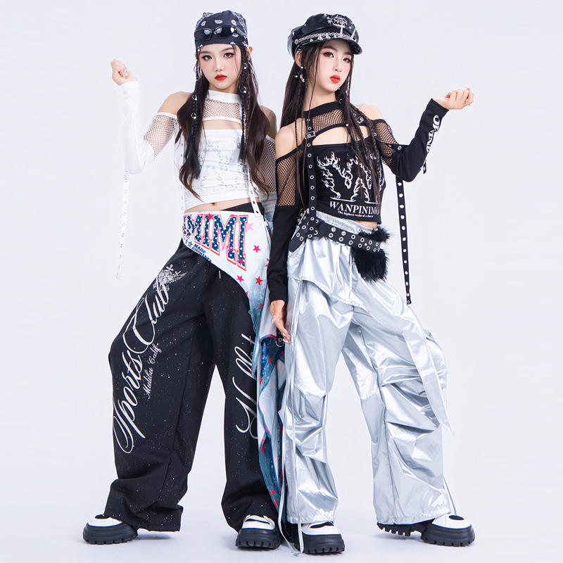 패션 걸즈 재즈 댄스 의상 키즈 쿨 스트리트 웨어 어린 - Street Fashion Kpop 리뷰 및 가격