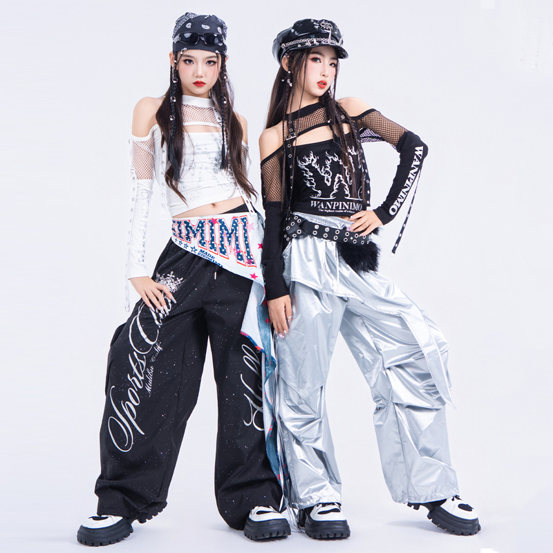 패션 걸즈 재즈 댄스 의상 키즈 쿨 스트리트 웨어 어린 - Street Fashion Kpop 리뷰 및 가격