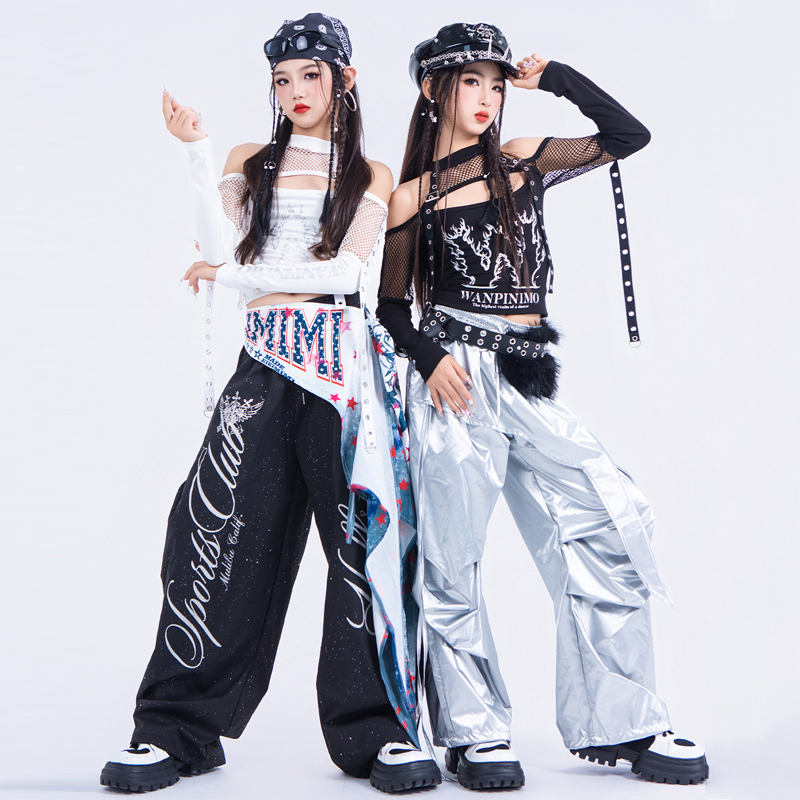 패션 걸즈 재즈 댄스 의상 키즈 쿨 스트리트 웨어 어린 - Street Fashion Kpop 리뷰 및 가격