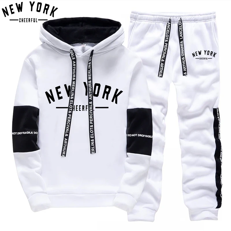 남성 세트/후드티/바지 도시 패션 가을 캐주얼 스포츠  - Street Fashion Hoodie 리뷰 및 가격