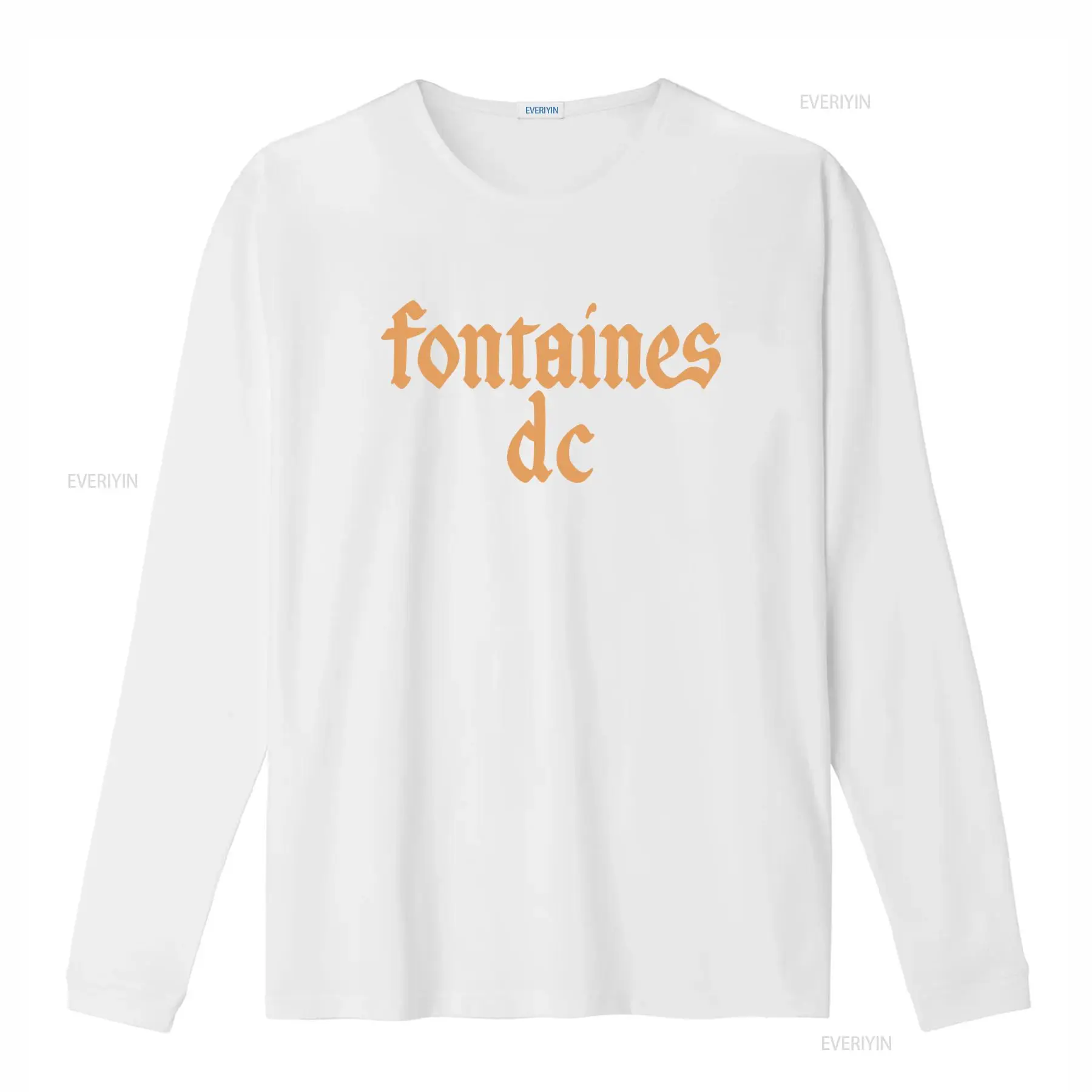Fontaines D C '고딕 로고' 블랙 티셔츠 새 - Street Fashion Mood 리뷰 및 가격