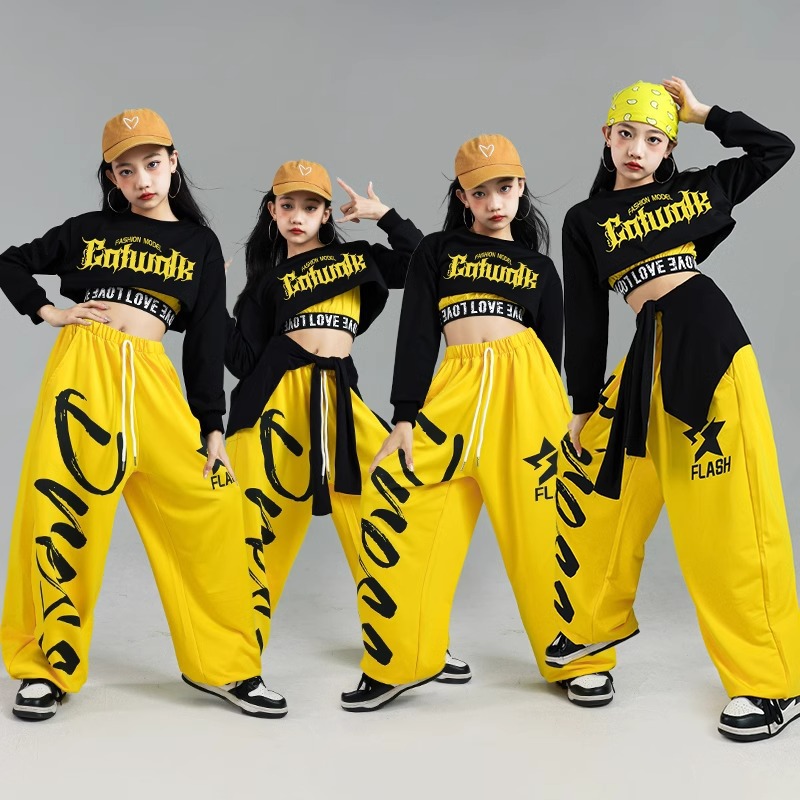 힙합 소녀 패션 K-POP 크롭탑 레터링 카고 팬츠 아 - Street Fashion Kpop 리뷰 및 가격