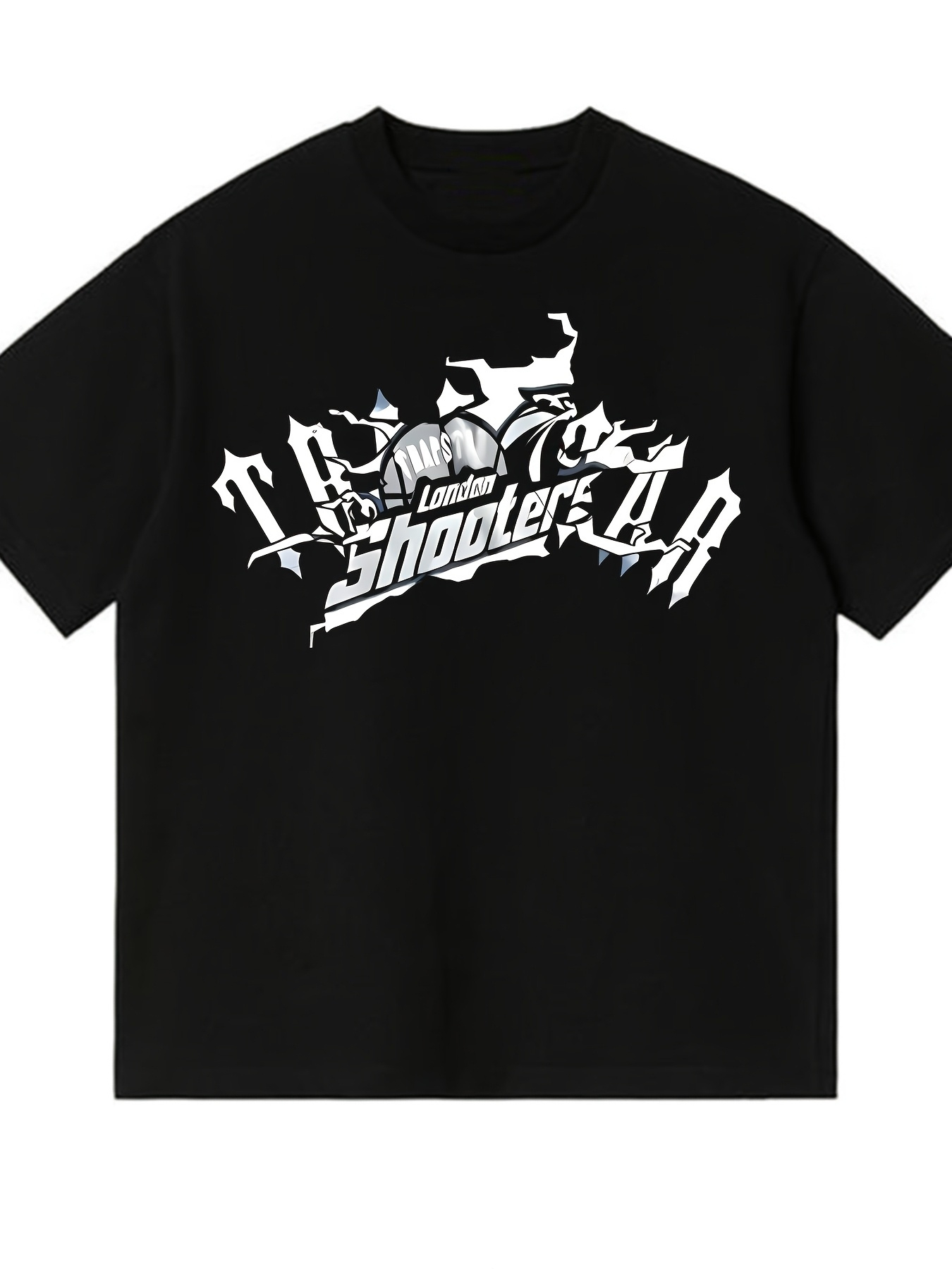 2026년 신상 블랙 코튼 티셔츠, 런던 슈터 패턴 프 - Street Fashion London 리뷰 및 가격
