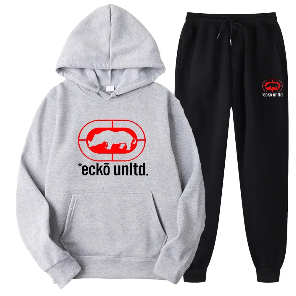 Ecko Unltd. 라이노 로고 스웨트슈트 후드티와  - Street Fashion Hoodie 리뷰 및 가격