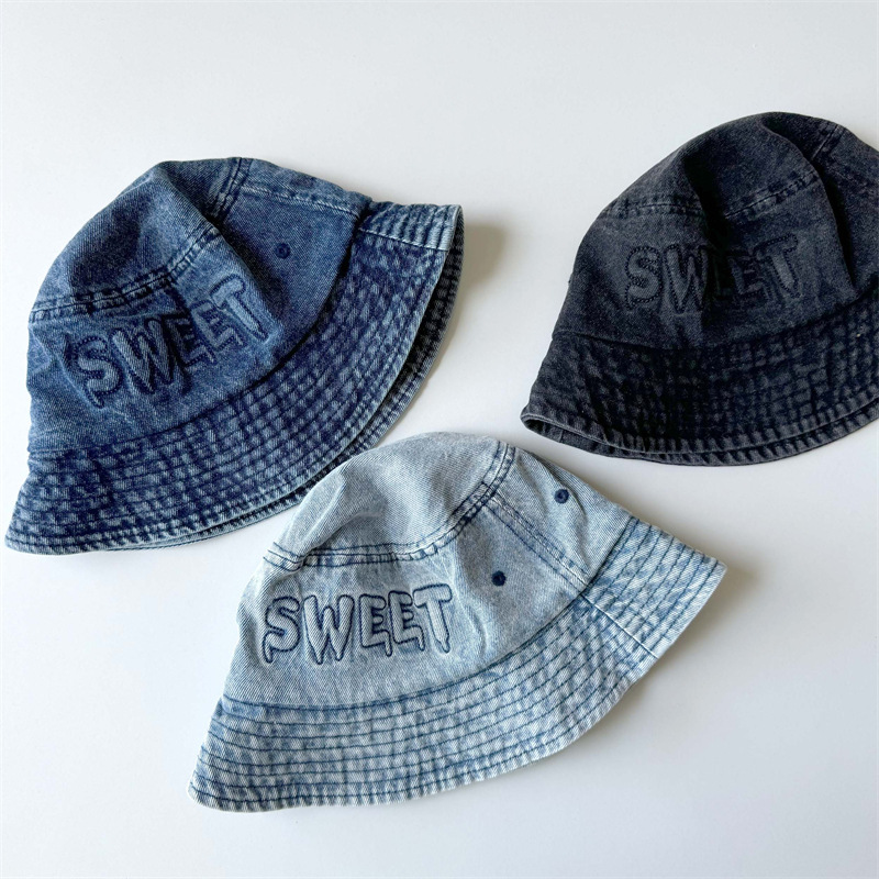 일본 레트로 키즈 버킷햇 50-52cm 2-4세 레터링 - Street Fashion Kids 리뷰 및 가격