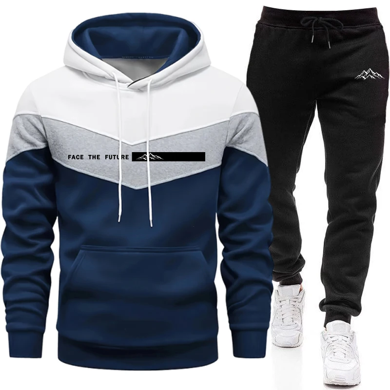 트랙슈트 남성 패션 캐주얼 후드 스웨트셔츠 야외 스포츠 - Street Fashion Hoodie 리뷰 및 가격