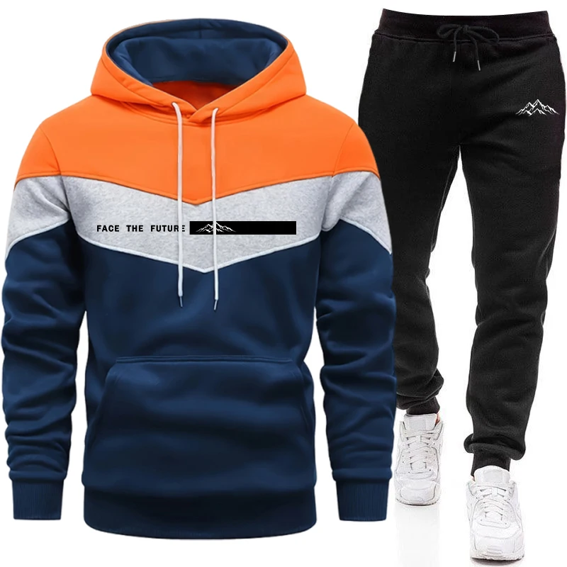 트랙슈트 남성 패션 캐주얼 후드 스웨트셔츠 야외 스포츠 - Street Fashion Hoodie 리뷰 및 가격