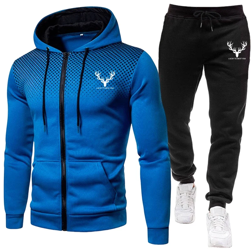 2026 신상 남성 세트 지퍼 후드티와 블랙 스웨트팬츠 - Street Fashion Hoodie 리뷰 및 가격