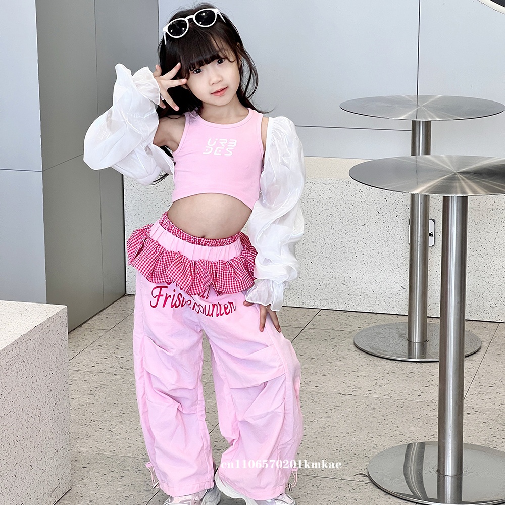 소녀들을 위한 재즈 댄스 의상 Kpop 복장 힙합 퍼포 - Street Fashion Kpop 리뷰 및 가격