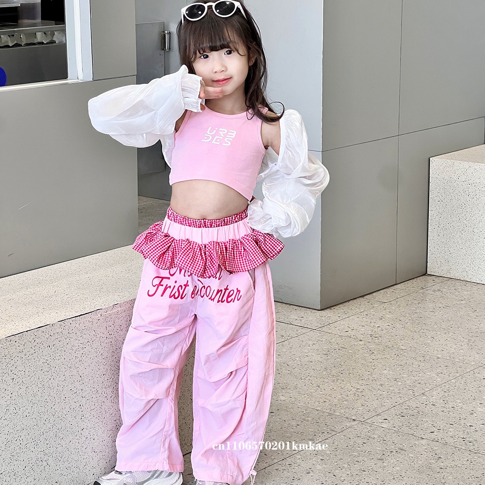 소녀들을 위한 재즈 댄스 의상 Kpop 복장 힙합 퍼포 - Street Fashion Kpop 리뷰 및 가격