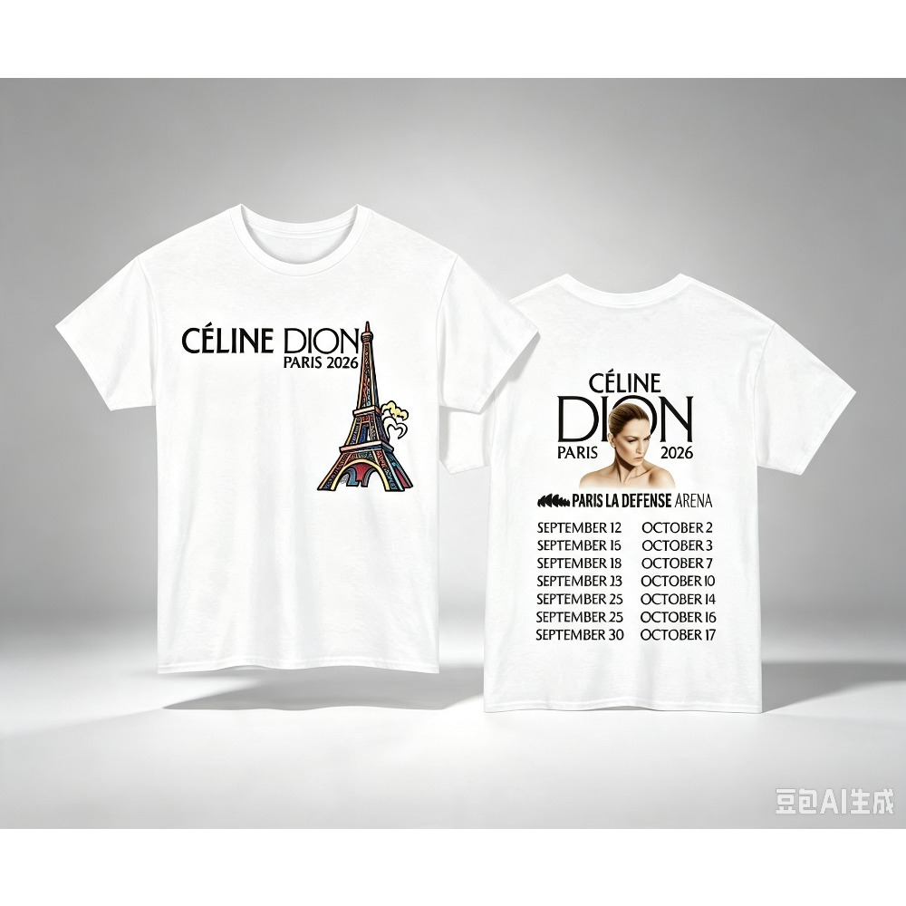 파리 에펠탑 투어 날짜 프린트 남성 티셔츠 빈티지 콘서 - Street Fashion Paris 리뷰 및 가격